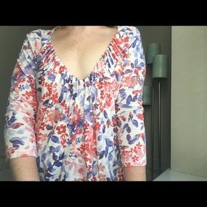 Floral, Long Sleeved Lucky Brand Top